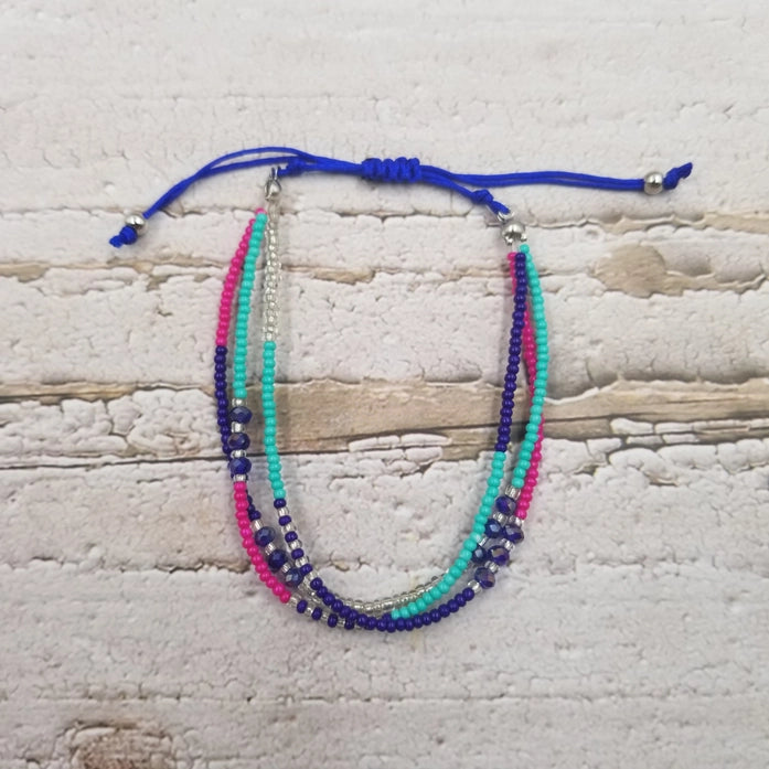 Boho Layered Colorful Beads Bracelet