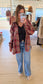 Abri Plaid Flannel, Burgundy