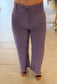 Corduroy Straight Leg Pants, Sugar Plum