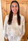 Multi Pattern Quilted Hoodie, Western