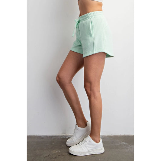 Casual French Terry Basic Short, Mint