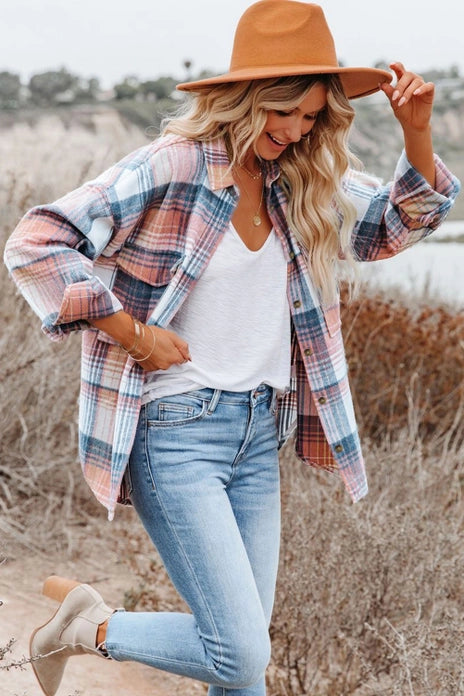 Casual Plaid Shacket