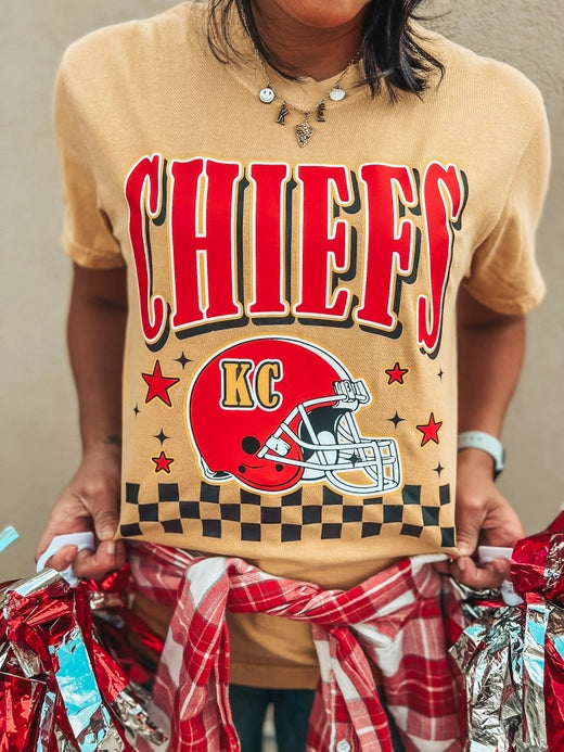 Chiefs Check Stars Tee