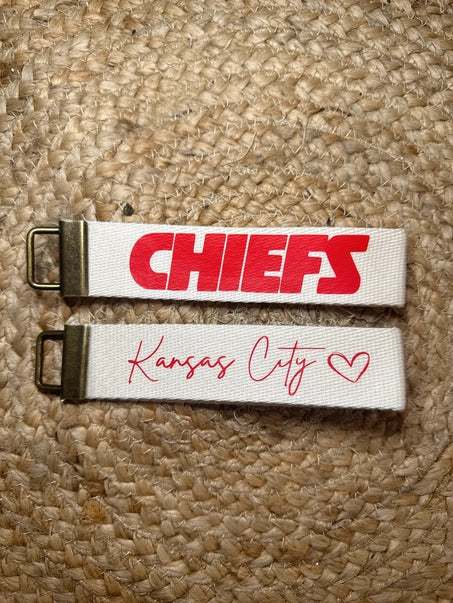 Chiefs Wrist Keychain Lanyard