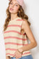 Chunky Stripe Spring Summer Sweater Top