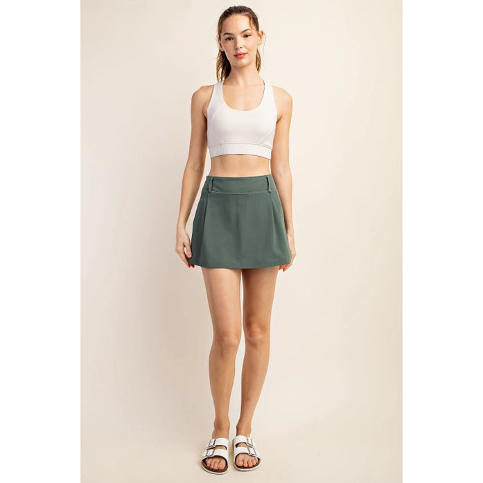 Crinkle Woven Skort