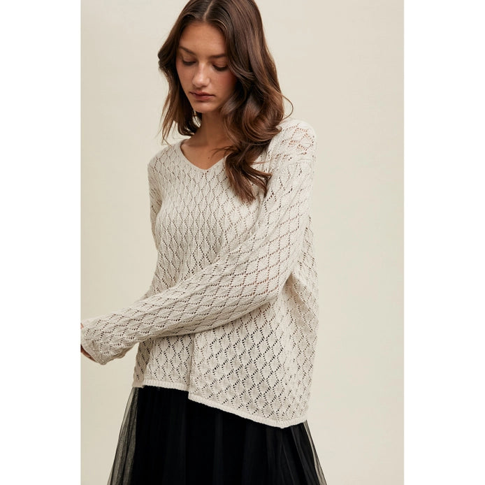 Delicate Diamond Pullover