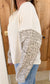 Leopard Print Thermal Sleeve Top
