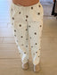 Polka Dot Drawstring Pants