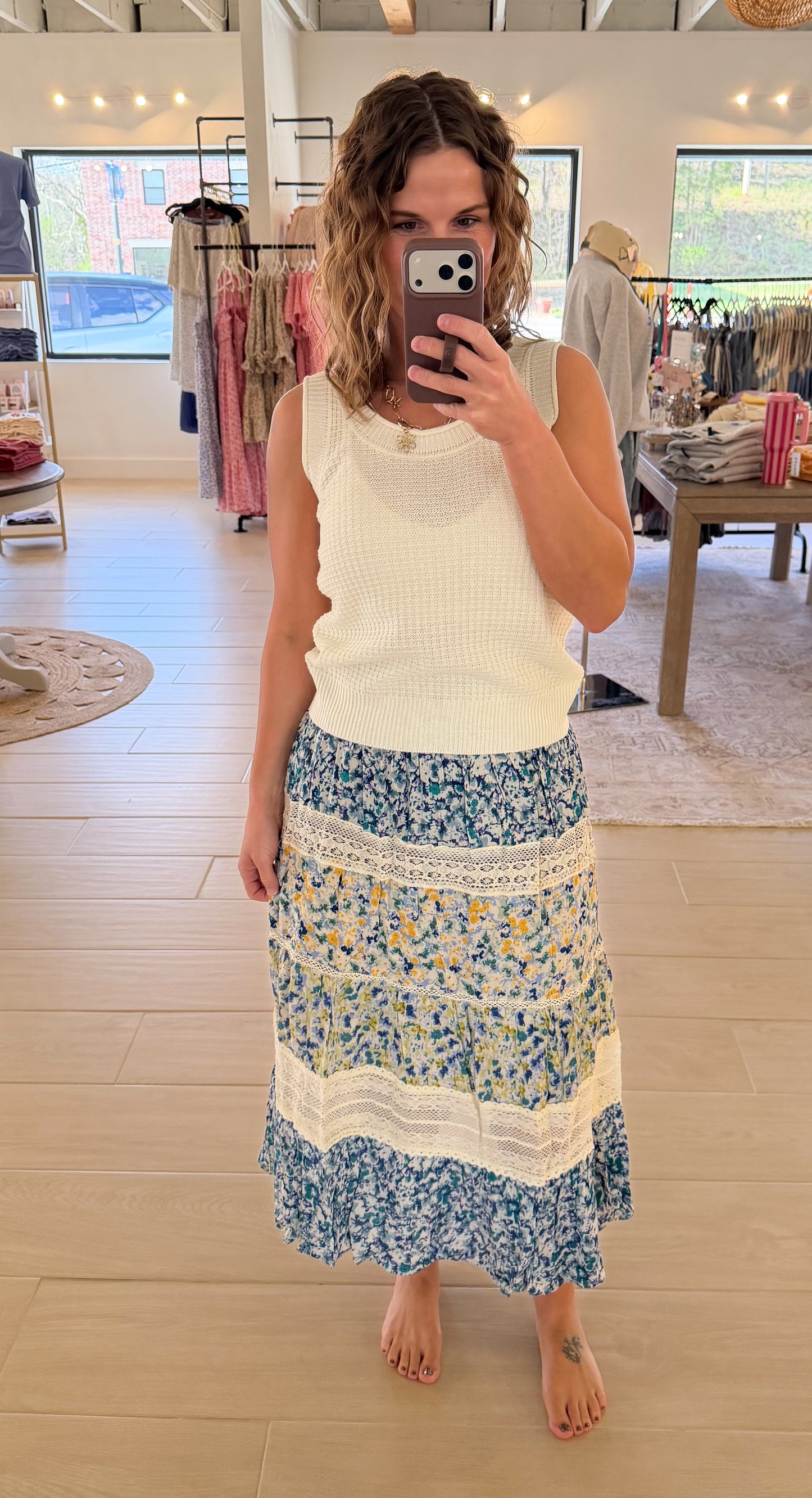 Petal Patchwork Skirt