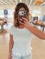 Seabreeze Smocked Top