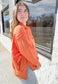 Tamika Henley Sweatshirt, Dusted Clay