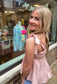Rosewater Ruffle Top