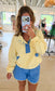 French Terry Playful Set, Lemonilla/Aqua Splash