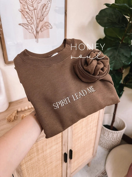 Embroidered Spirit Lead Me Sweatshirt