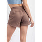French Terry Basic Short, Smoky Brown
