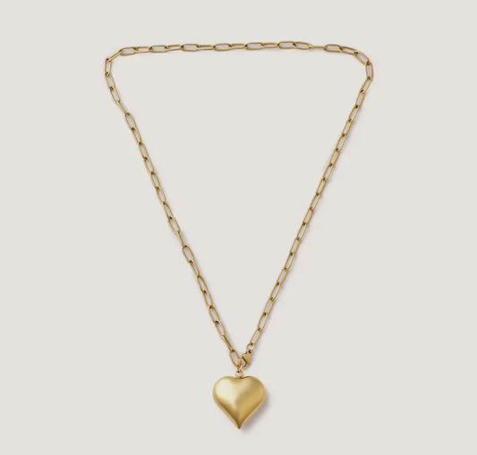 Waterproof Bubble Heart Chain Necklace