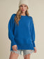 Ina Sweater, Cobalt Blue