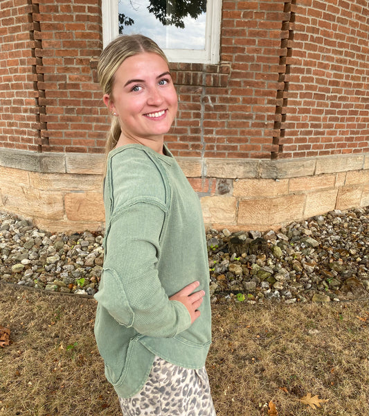 Sunday Softie Sweatshirt, Sage