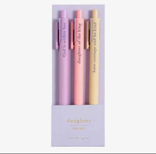 Daughter Bible Study Pen Set