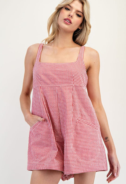 Cherry Breeze Romper
