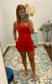 Play Date Romper, True Red