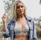 Crochet Lace Bralette, Multiple Colors