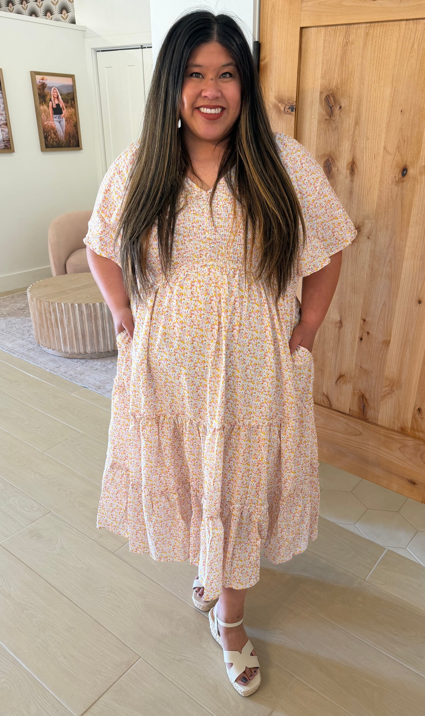 Golden Hour Garden Dress, Plus
