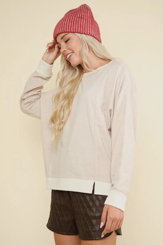 Oversized Comfy Soft Knit Top