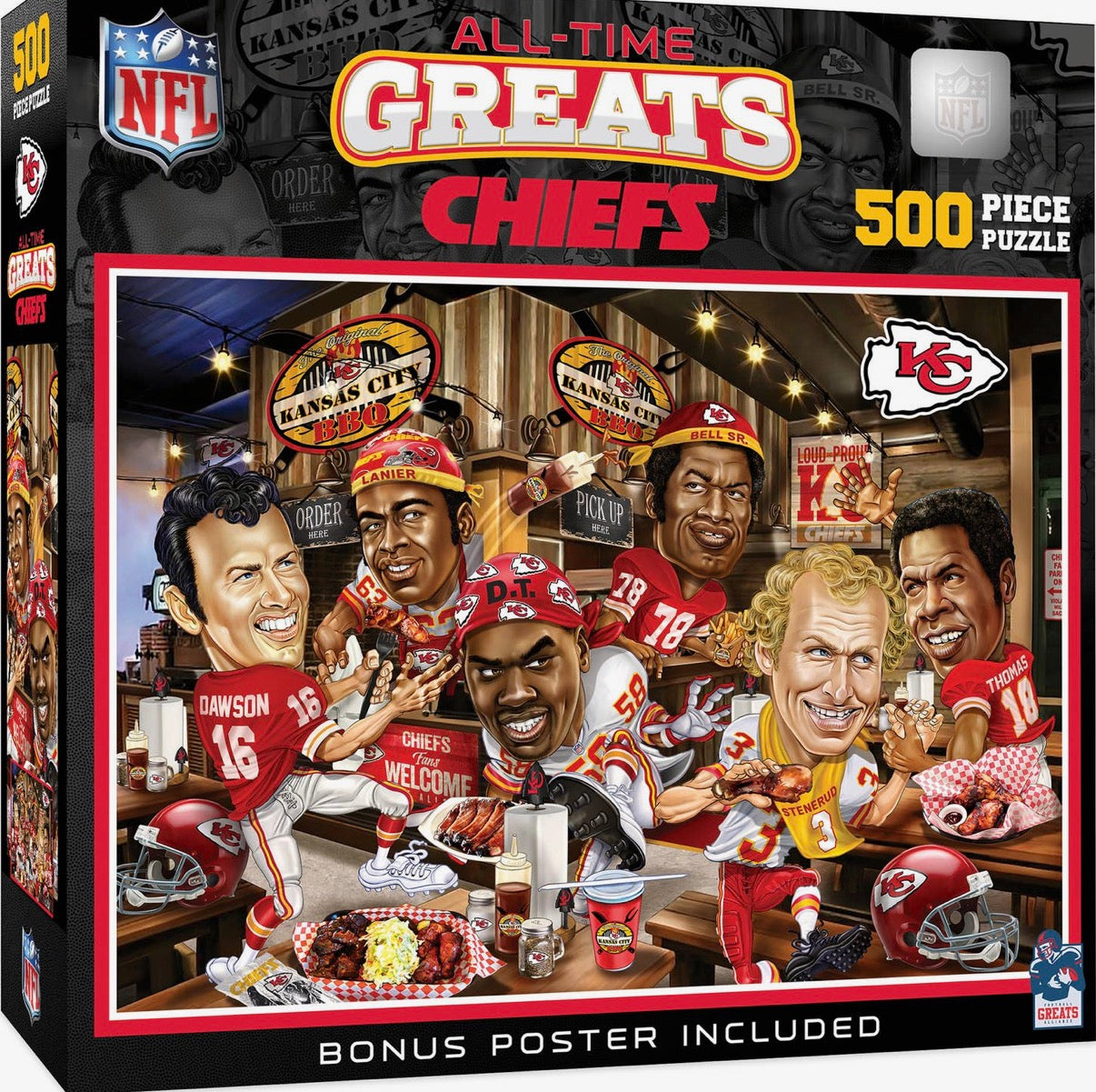 Kansas City Chiefs- All Time Greats 500 Pc Puzzle