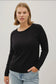 Plus, Lightweight Round Neck Sweater