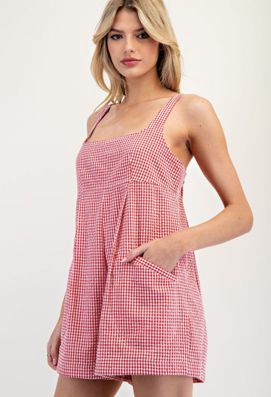 Cherry Breeze Romper