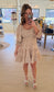 Soft Serenade Floral Mini Dress
