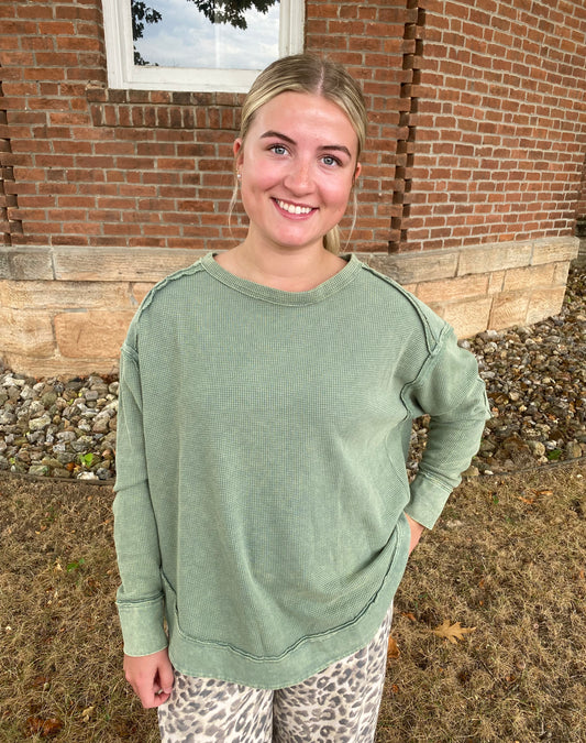 Sunday Softie Sweatshirt, Sage