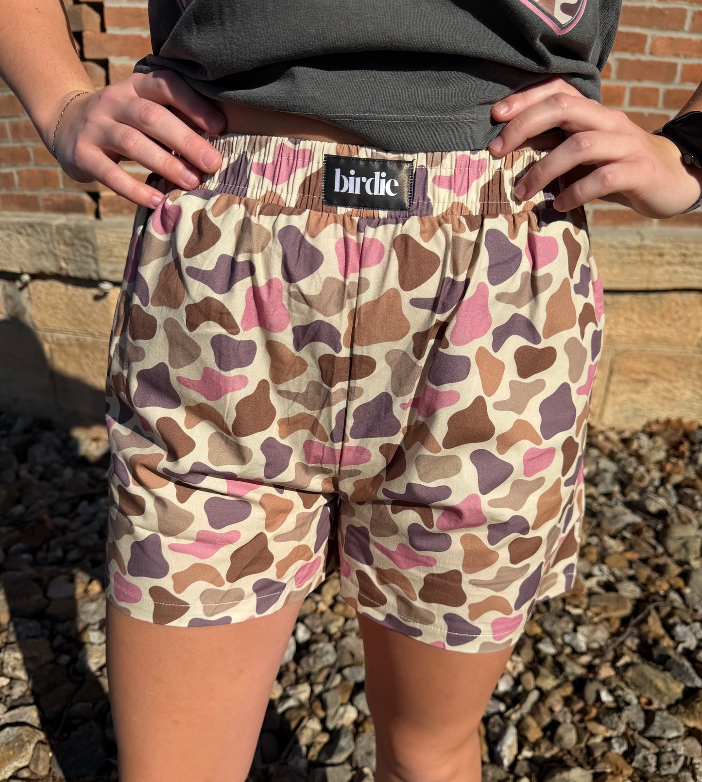 Flirty Duck Camo Boxer Shorts