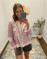 Wildflower Whimsy Hoodie, Lavender