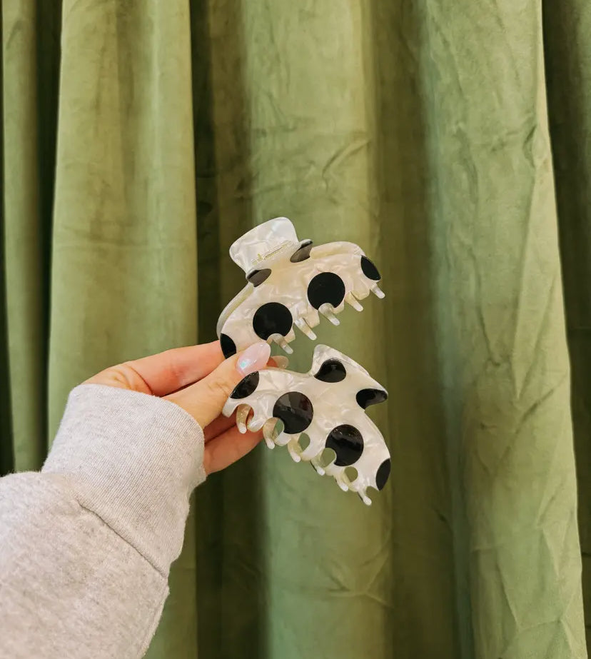 Polka Dot Hair Clip