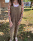 Washed Overalls, Mahogany