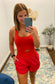 Play Date Romper, True Red