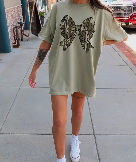 Camo Bow Tee