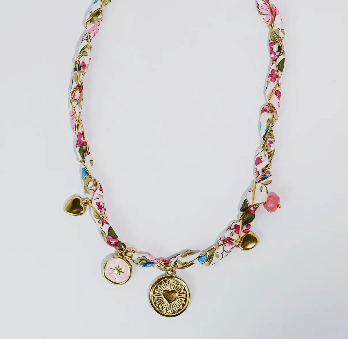 Sunny Twist Charm Necklace