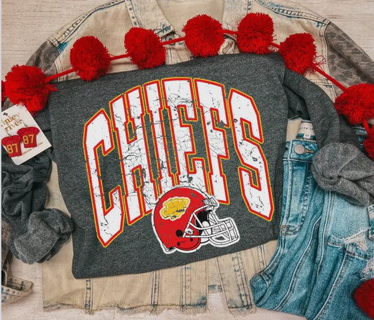 Chiefs Oversized Font Crewneck