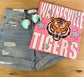 Pink Waynesville Tigers Star Tee