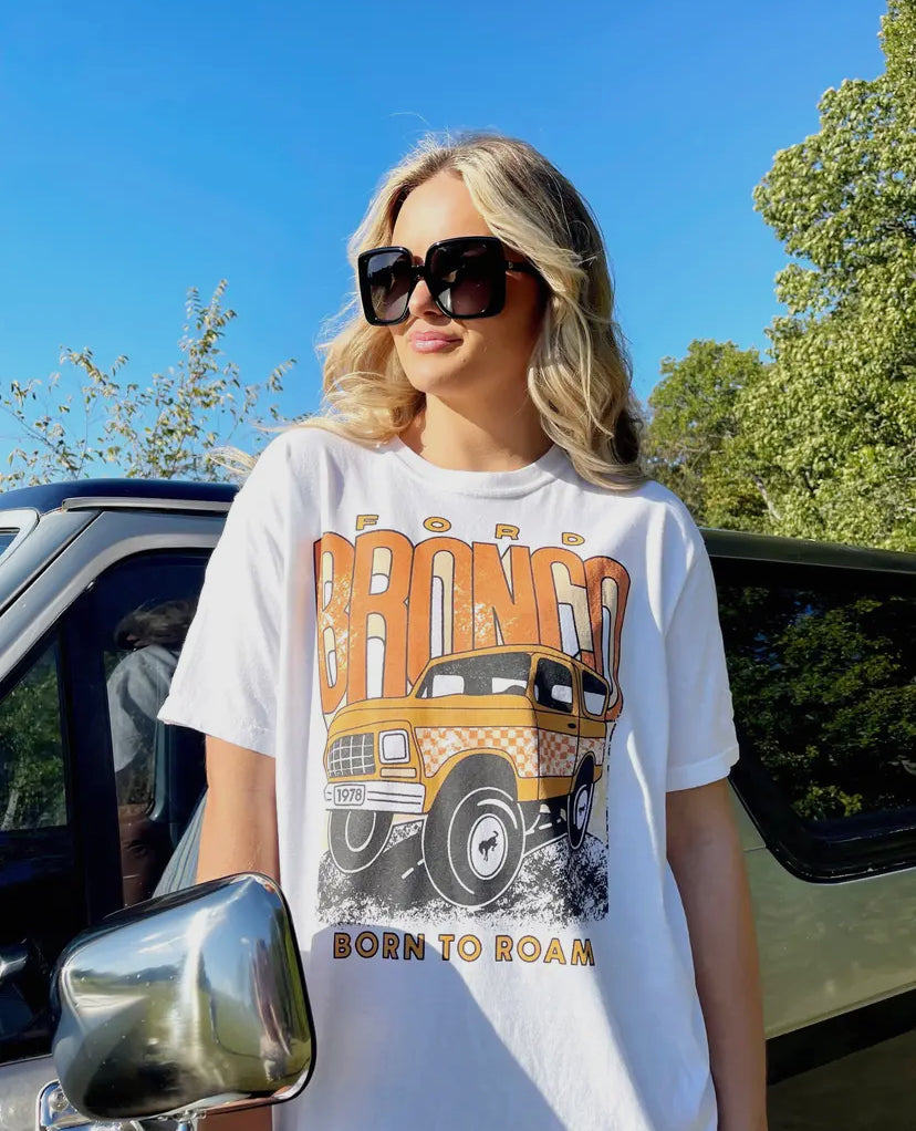 Bronco Born to Roam Tee