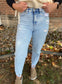 Flying Monkey Super High Rise Barrel Leg Jeans