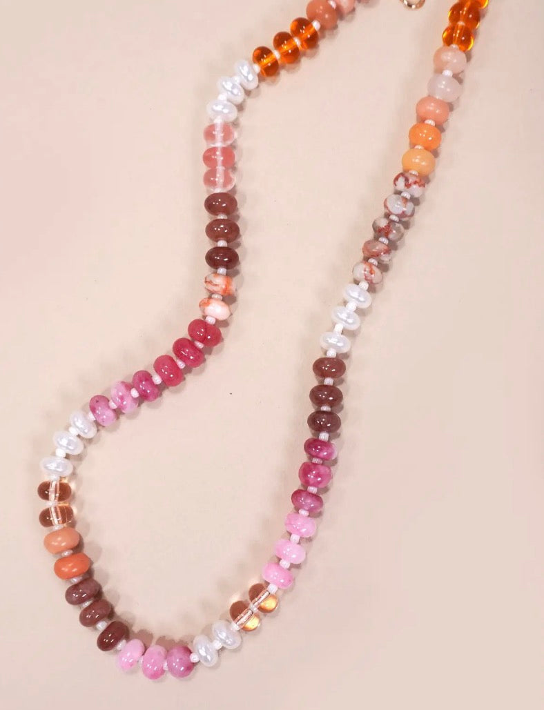 Pink Sunset Necklace