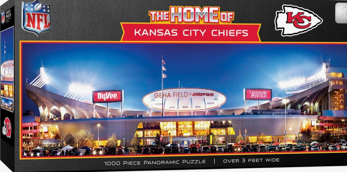 Kansas City Chiefs- Stadium View 1000 Pc Puzzle