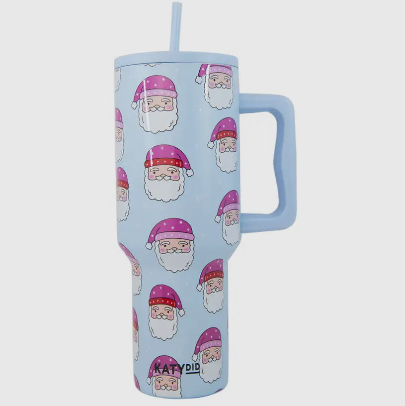 Pink Santa Hats Tumbler