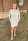 Washed Tunic Dress, Ash Mocha