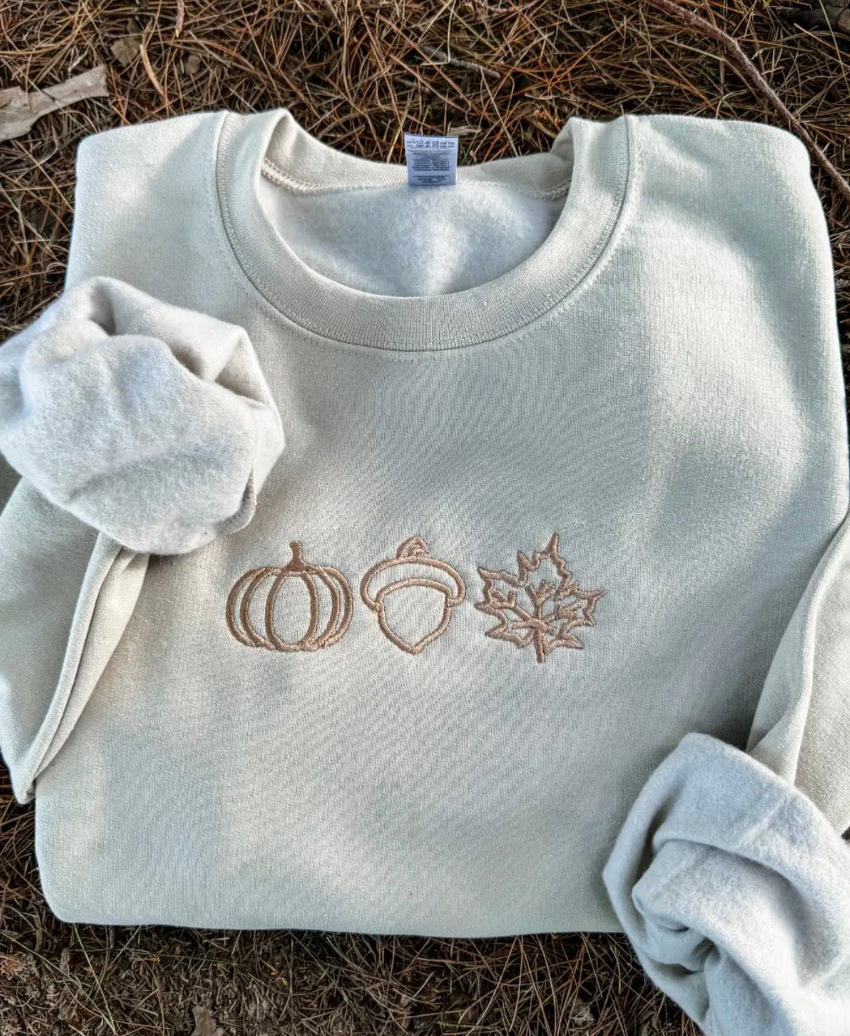 Fall Embroidered Sweatshirt